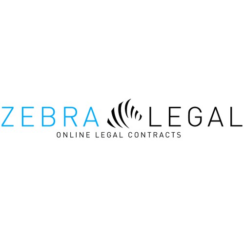 Create a simple, modern logo for zebralegal