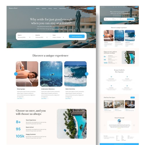 Travel Agency Webpage Design