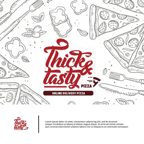 thick & tasty pizza