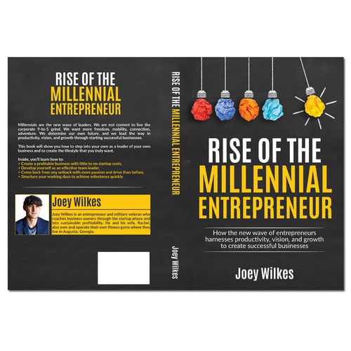 Non-fiction book for male & female entrepreneurs ages 18-30