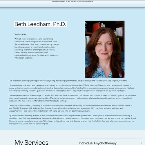 Dr. Beth Leedham SEO