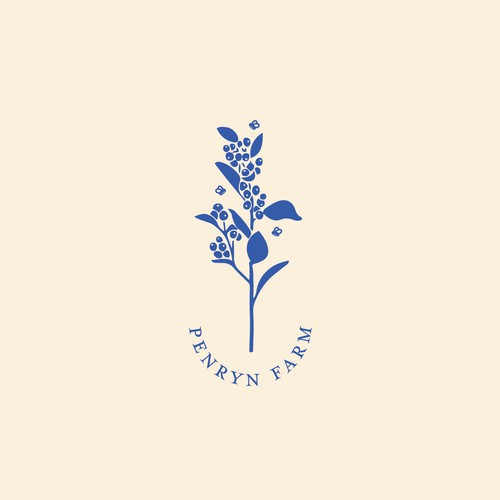 Natural logo concept for farm