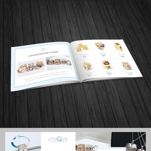 Brochure design for jewellery company