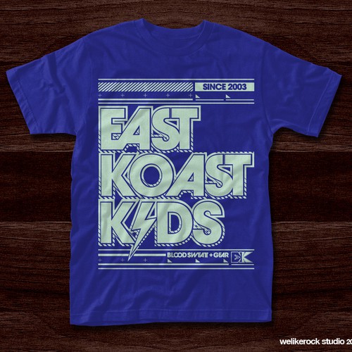 EKK Gear t-shirt design