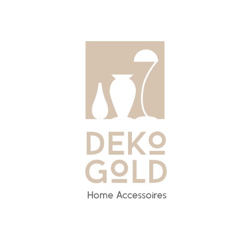 Logo proposal for a DEKO GOLD, a deco shop in Germany