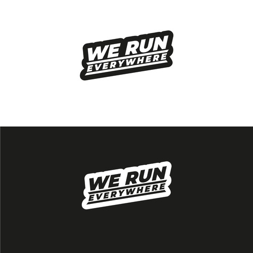 Running Campain Wordmark text logo