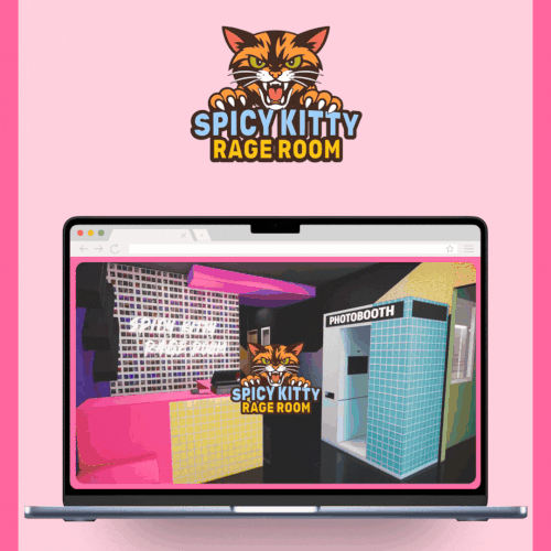 Spicy Kitty Rage Room Website