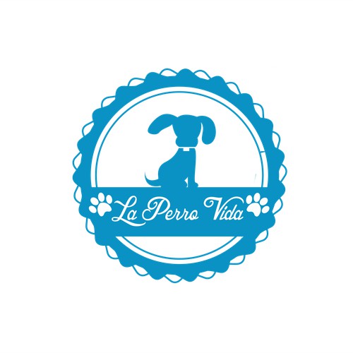 Modern, clean logo for new dog rescue fundraising e-commerce brand.