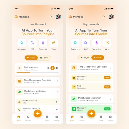 Memolib App Design