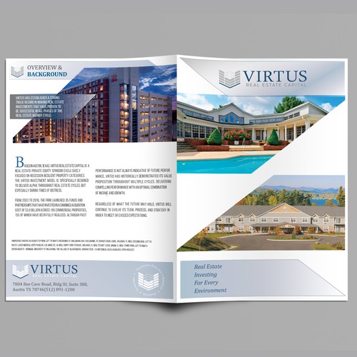 Brochure Design Concept for VERTUS