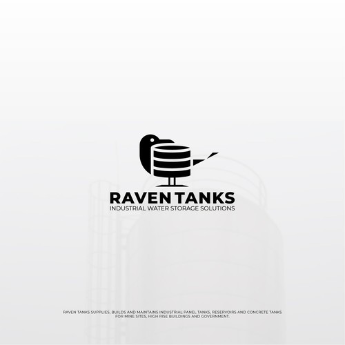 Raven + water tanks logo 