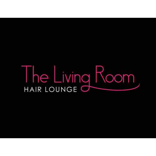 Create an inviting feminine, modern, luxurious, urban illustration for The Living Room Hair Lounge