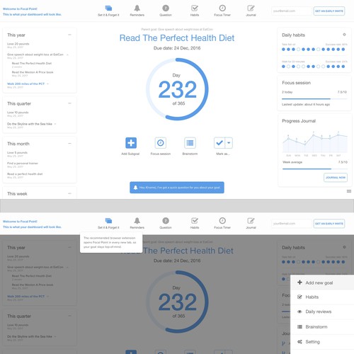 Focal Point Web Page