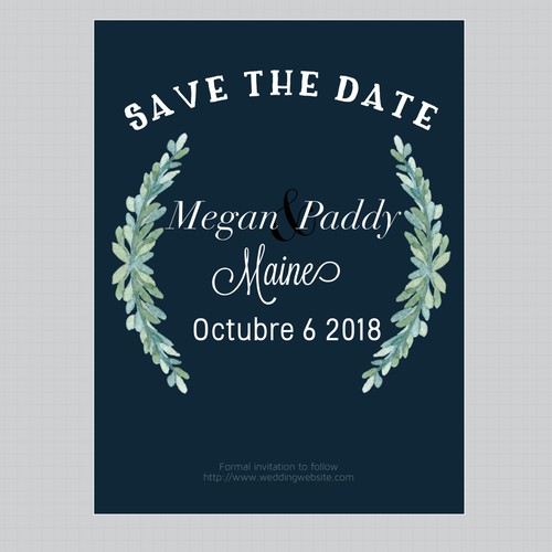 Wedding invitation 