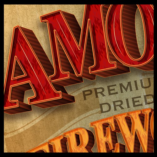 Logo design for Amo's Premium Dried Firewood