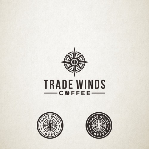 Logo Design for Trade Winds Coffee