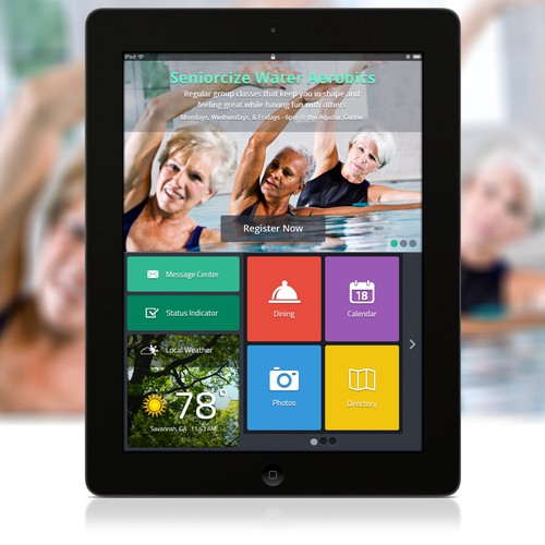 Design the next generation iPad UI for senior citizens