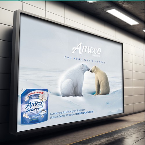 Ameco professional line billboard campaign