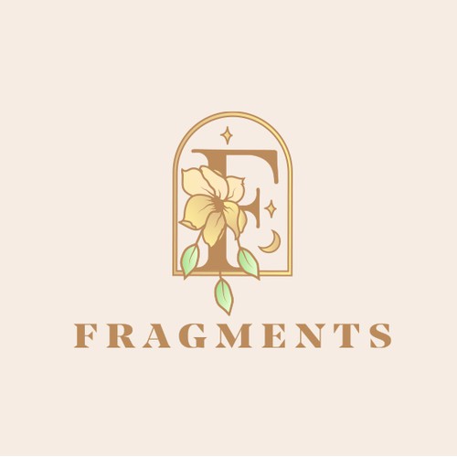 Flowery and feminine logo design for a brand which sells products to appease people.
