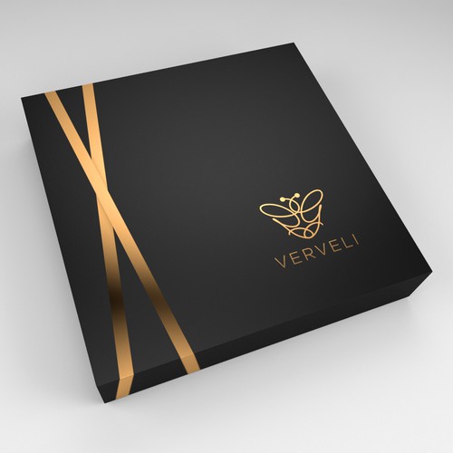 Design a simple luxury packaging brand - VERVELI