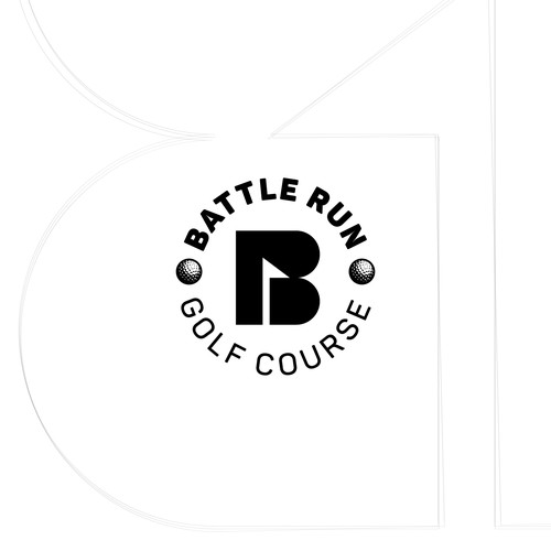 A bold, modern monogram designed for a premier Nebraska golf experience that blends exclusive luxury with a casual, unpretentious feel.