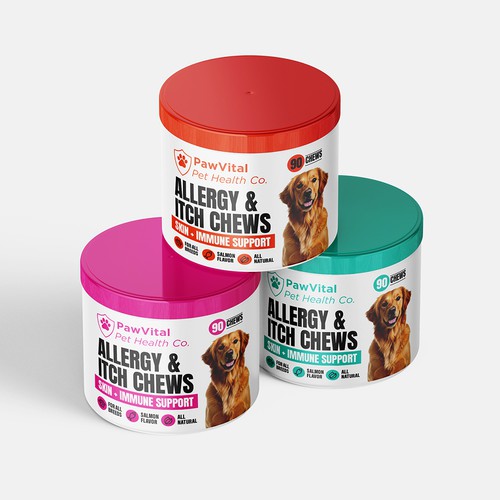 Pawvital Pet Packaging Design
