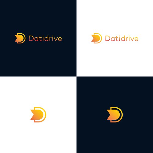 Datidrive logo design