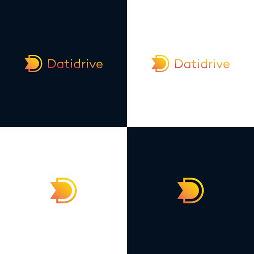 Datidrive logo design