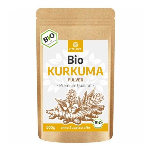 Label Design - Kurkuma Pulver