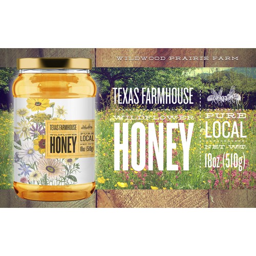 Wildwood Prairie Farm Honey Label