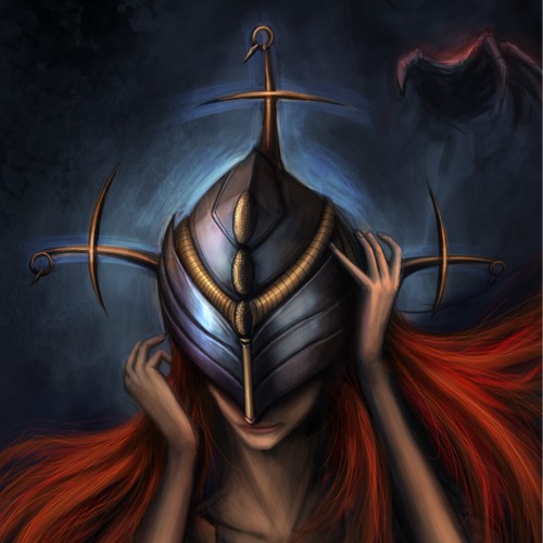 Fantasy book cover illustration