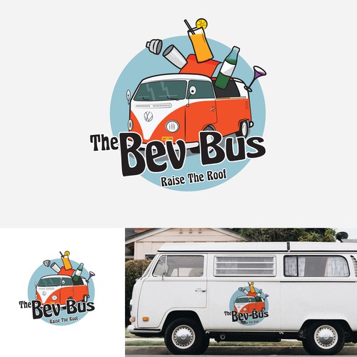 The Bev Bus Logo