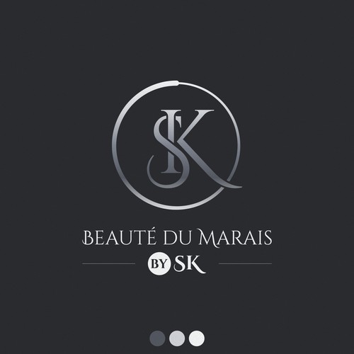 Concept de logo pour une marque de spa et esthétique. Positionnement luxueux.