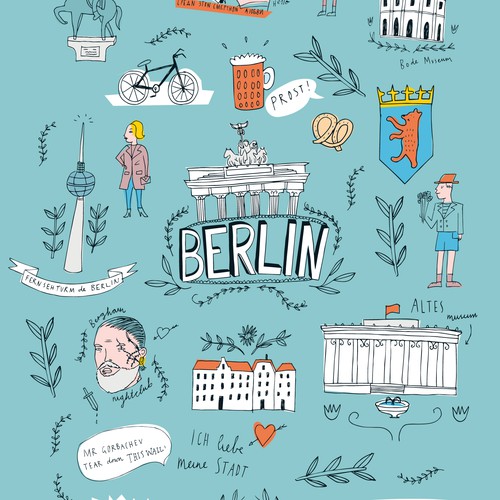 Illustration for 99designs Berlin