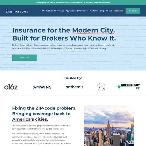 Business Insurance Company Design