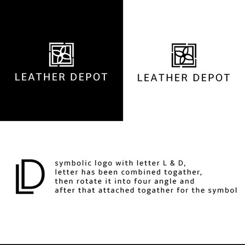 Leather Depot Logo Design