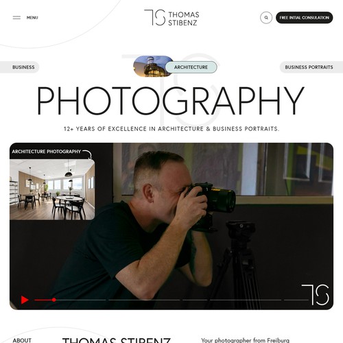 photography website