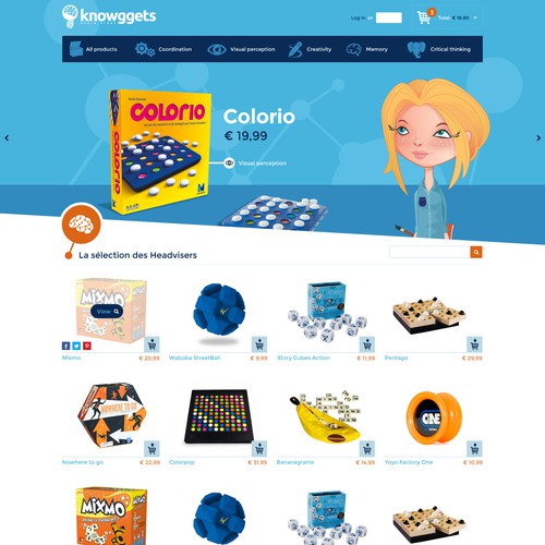 Brain games webshop