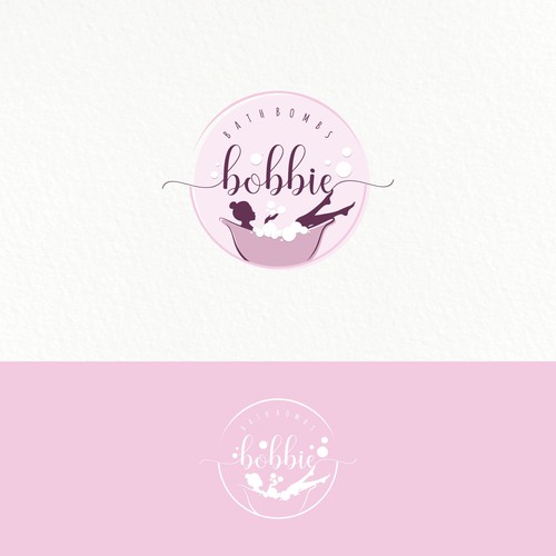 Logo concept for Bobbie Bath Bombs