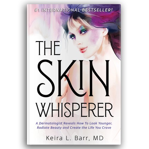 Elegant design for a skin-care book