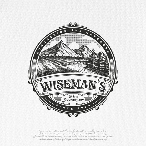 Landscape vintage logo