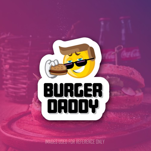 PLAYFUL LOGO FOR BURGER VENUE