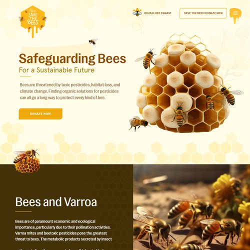 We Save The Bees Kids Website