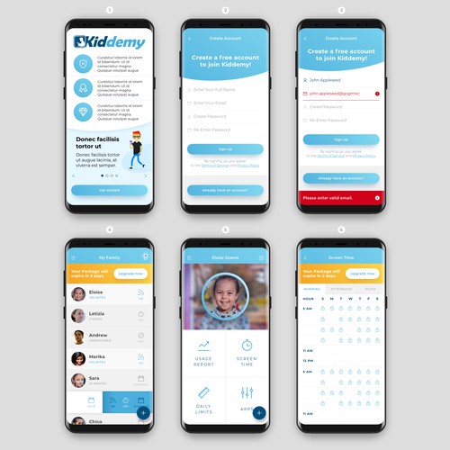 Mobile app ux/ui design