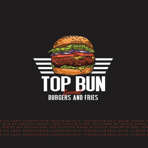 top bun burger