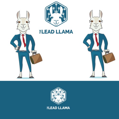 Fun design! We need a good llama mascot for our lead generation company!
