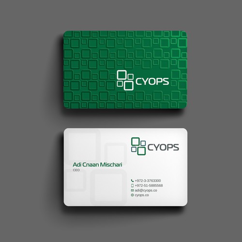 Spot UV Business Card