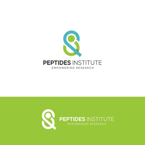 peptides institute logo concept