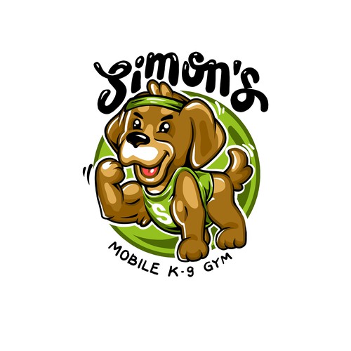 SIMON'S dog gym logo