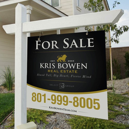 Kris Bowen Real Estate Signage